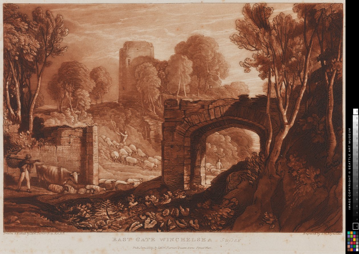 Puerta Este Winchelsea, Sussex de Joseph Mallord William Turner