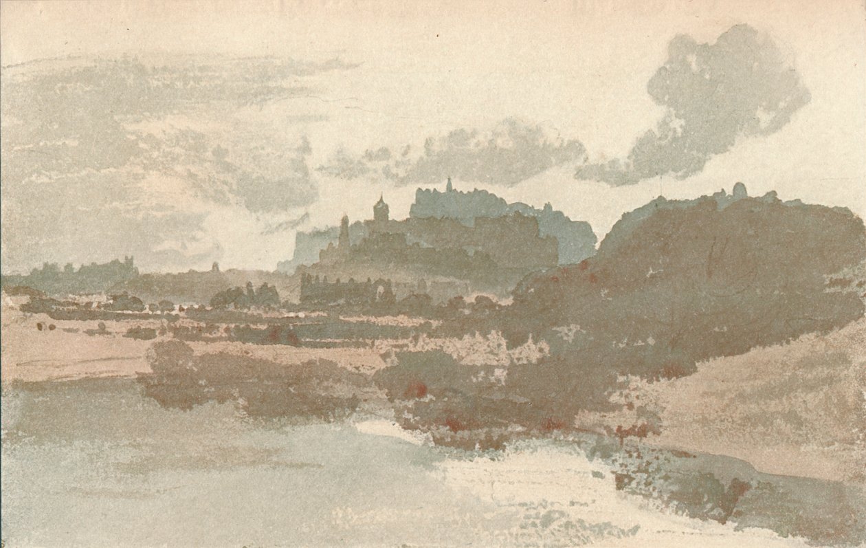 Edimburgo: Desde St. Margarets Loch, 1909 de Joseph Mallord William Turner
