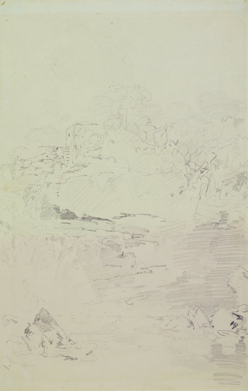 Cataratas del Clyde, c.1801 de Joseph Mallord William Turner