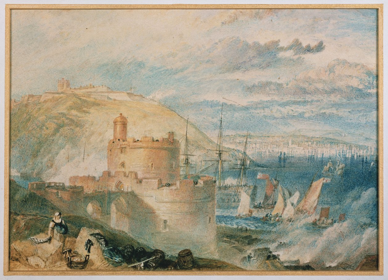 Puerto de Falmouth, c.1825 de Joseph Mallord William Turner
