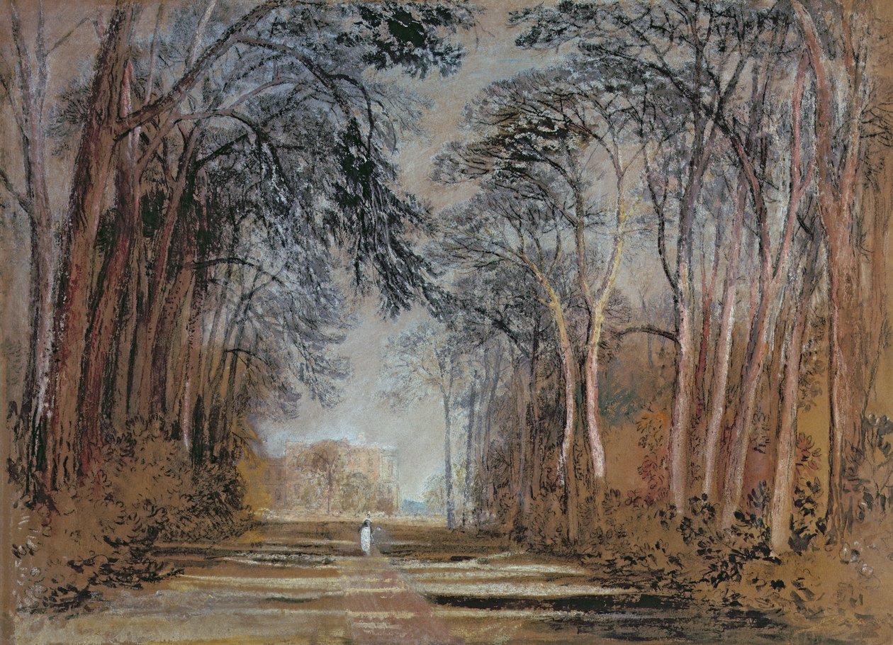 Avenida Farnley, Farnley Hall, Yorkshire de Joseph Mallord William Turner