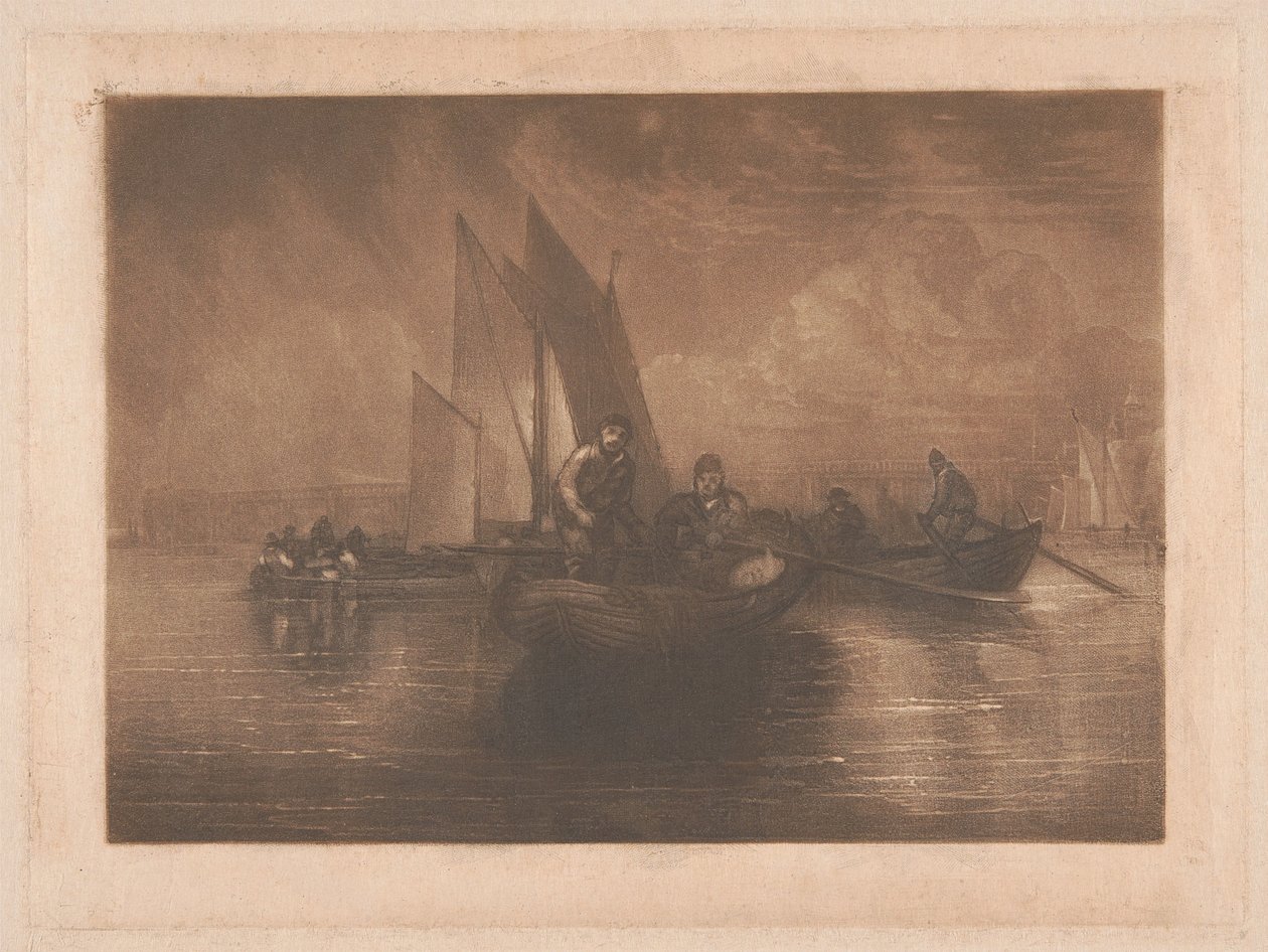 Pesca de la platija, Battersea de Joseph Mallord William Turner