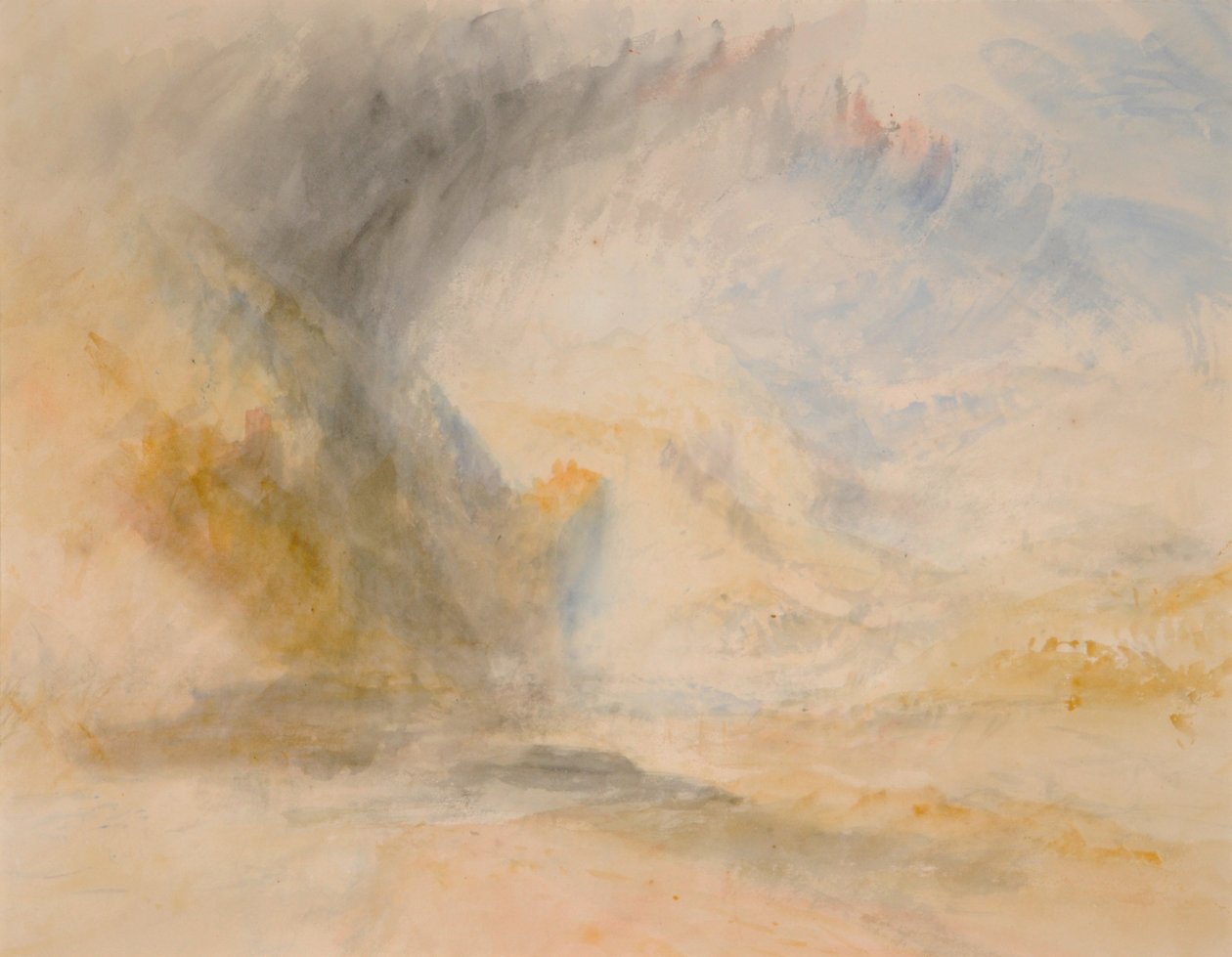 Pie de San Gotardo, c.1842 de Joseph Mallord William Turner