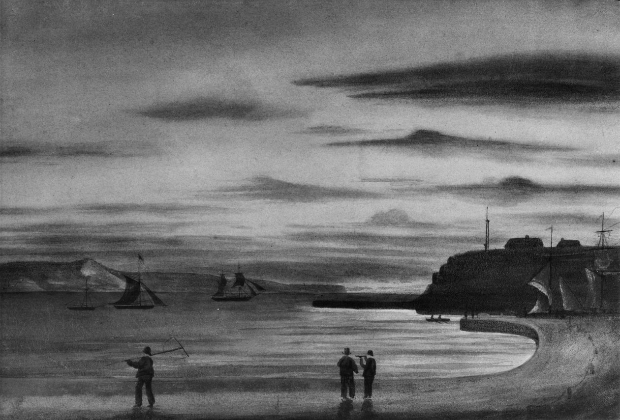 Escena portuaria de Joseph Mallord William Turner