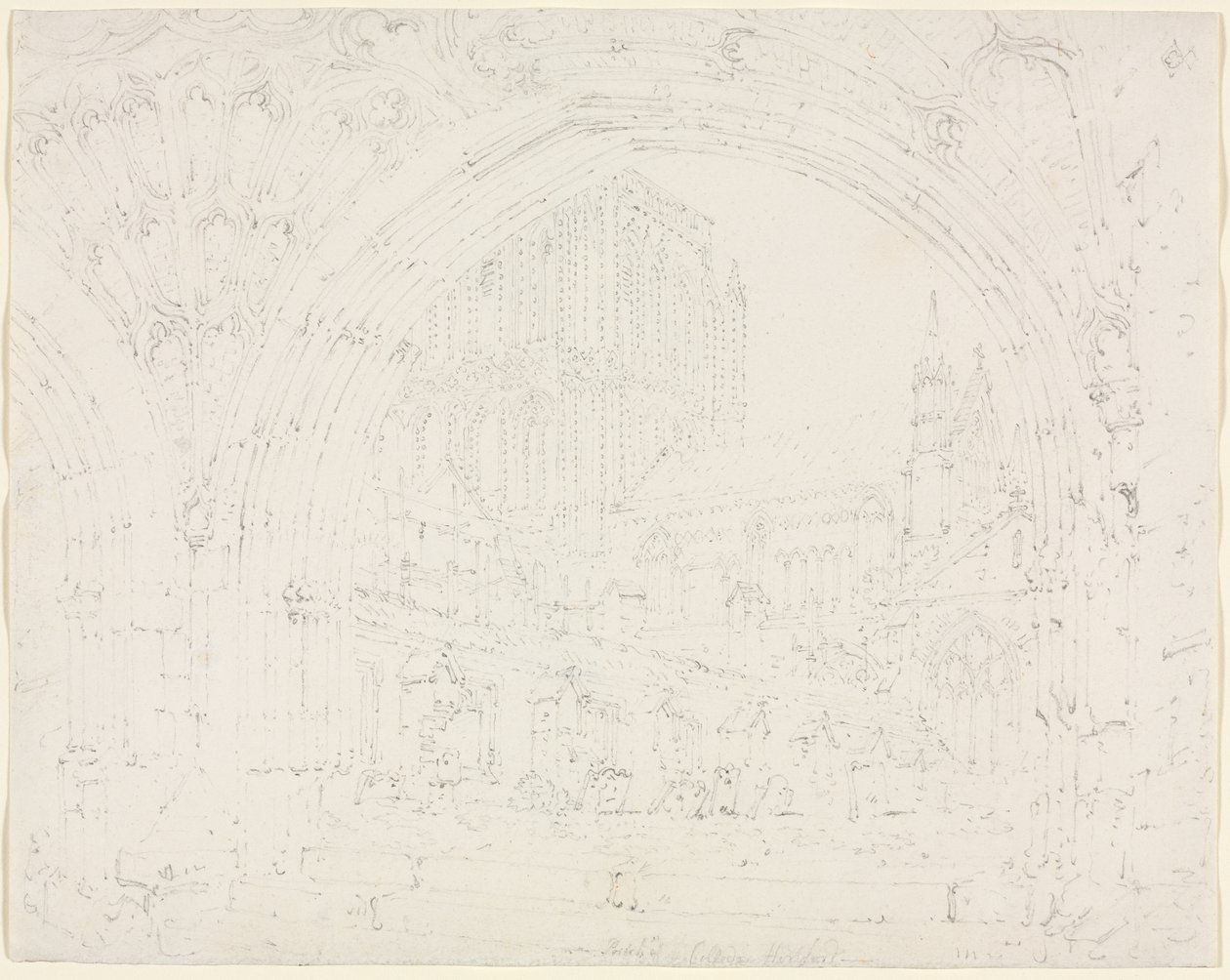 Hereford Cathedral de Joseph Mallord William Turner