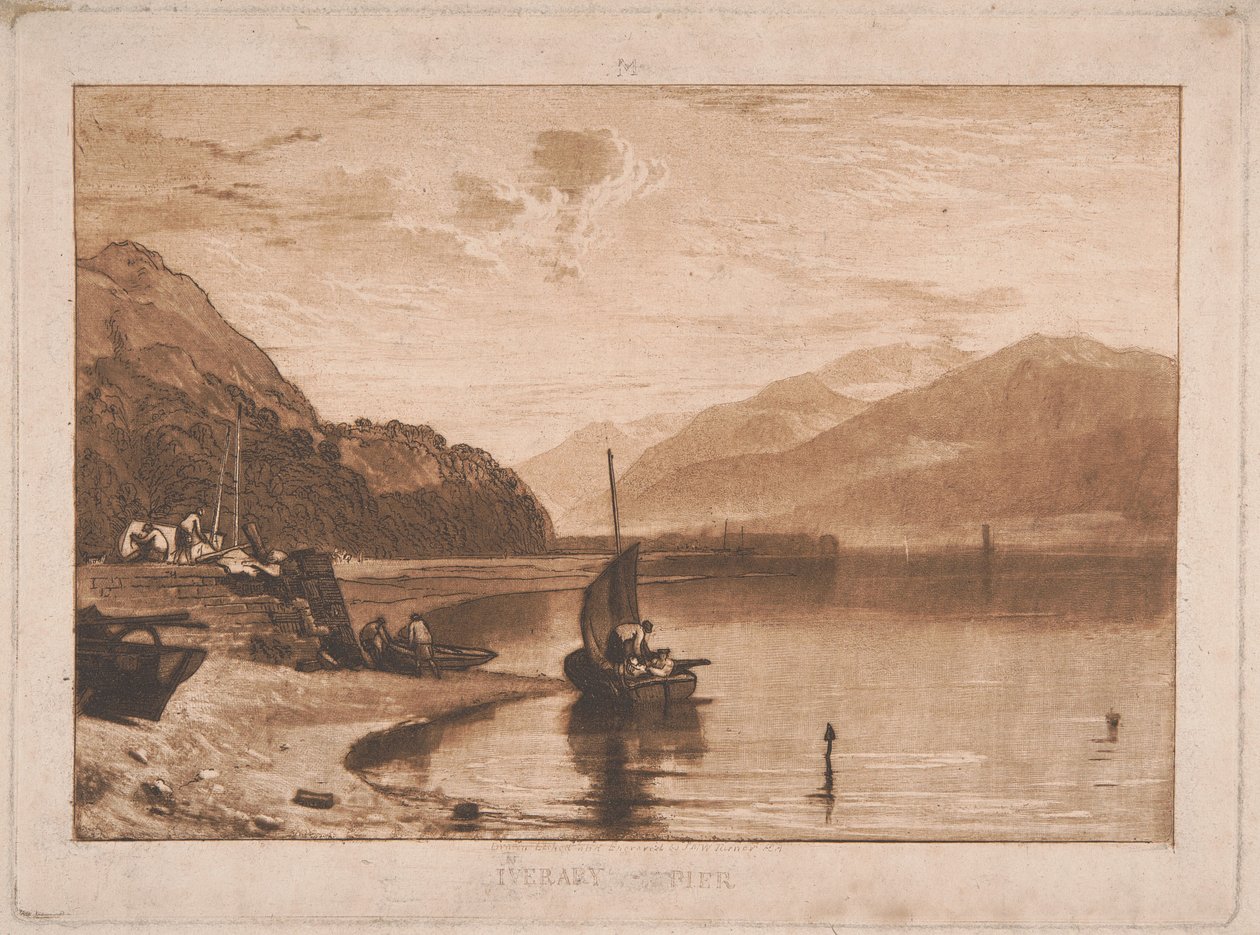 Muelle de Inverary, Loch Fyne, por la mañana de Joseph Mallord William Turner