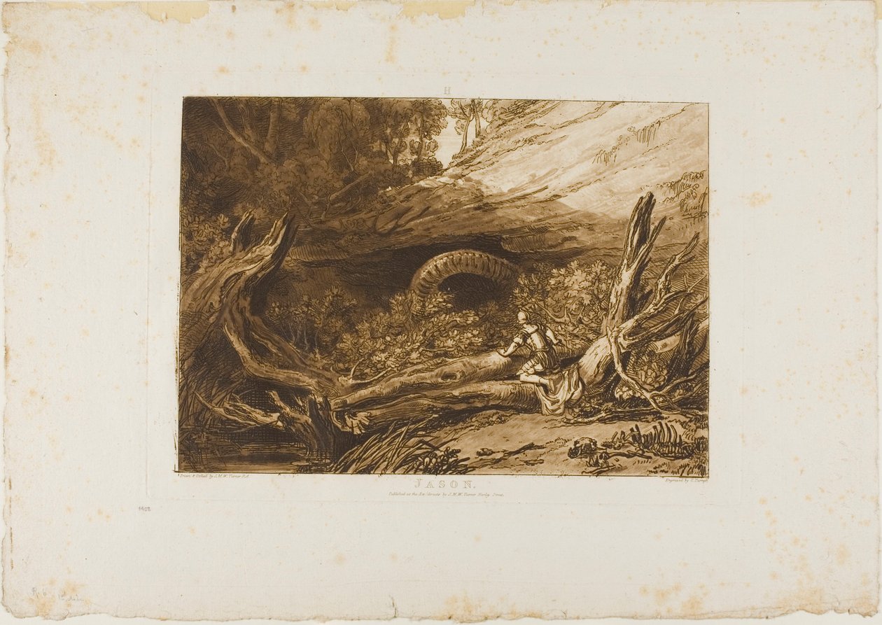 Jason, lámina 6 de Liber Studiorum de Joseph Mallord William Turner