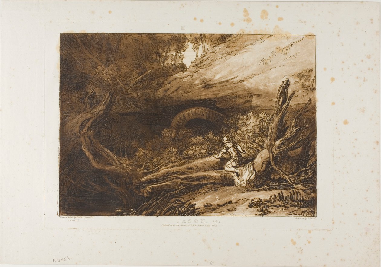 Jason, lámina 6 de Liber Studiorum de Joseph Mallord William Turner