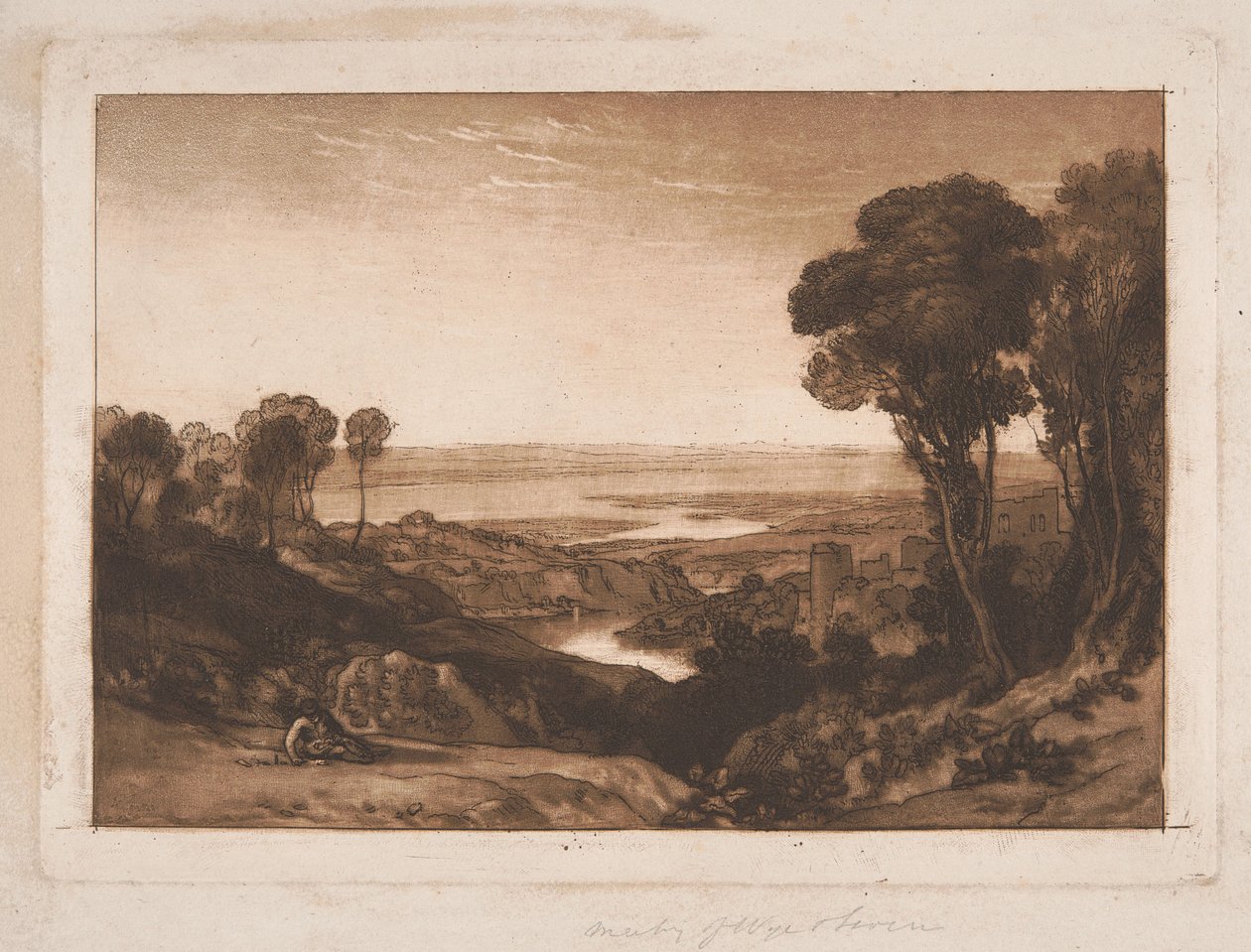 Confluencia del Severn y el Wye de Joseph Mallord William Turner