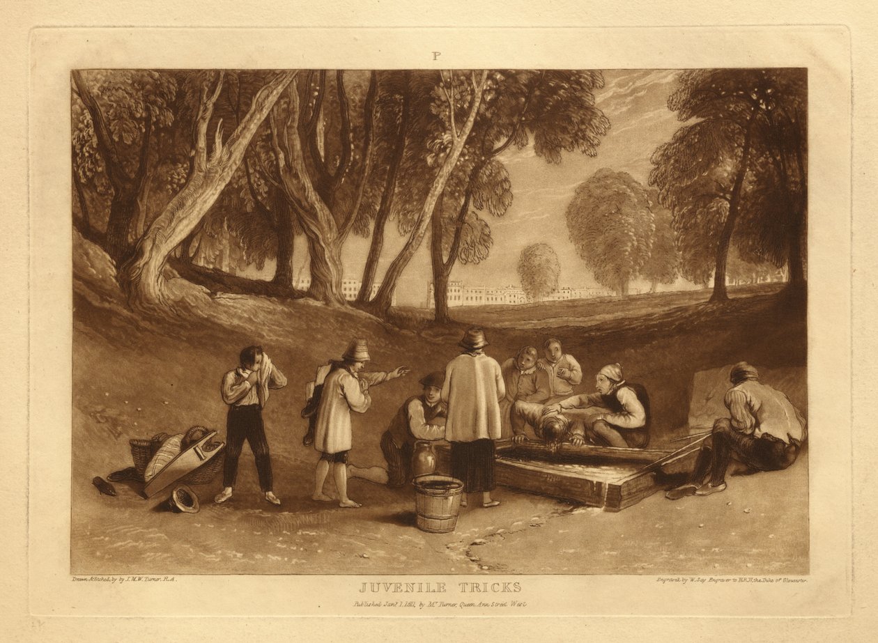 Travesuras juveniles de Joseph Mallord William Turner