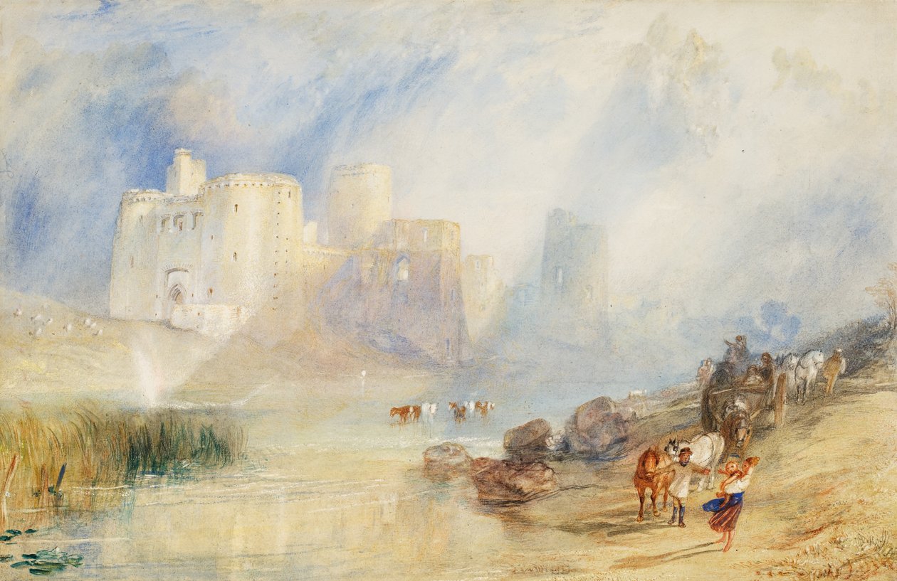 Castillo de Kidwelly, Carmarthenshire de Joseph Mallord William Turner