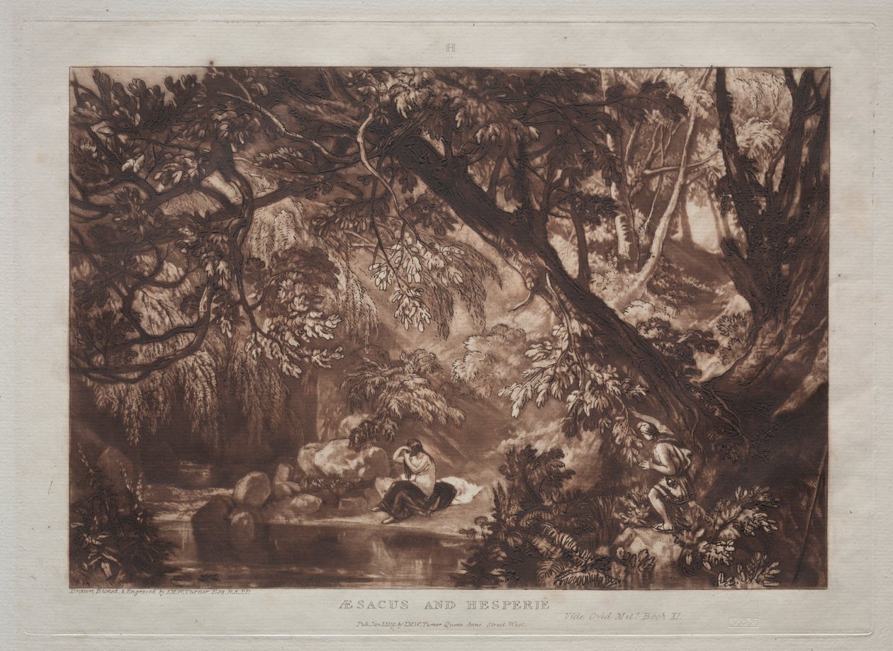 Liber Studiorum: Esaco y Hesperie de Joseph Mallord William Turner
