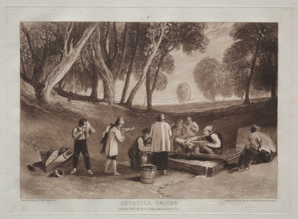 Liber Studiorum: Travesuras juveniles de Joseph Mallord William Turner