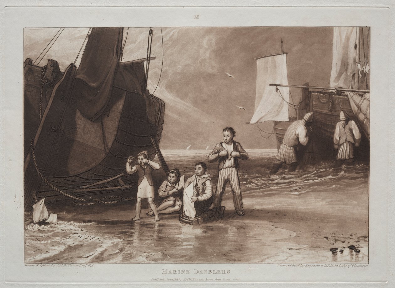 Liber Studiorum: Aficionados marinos de Joseph Mallord William Turner