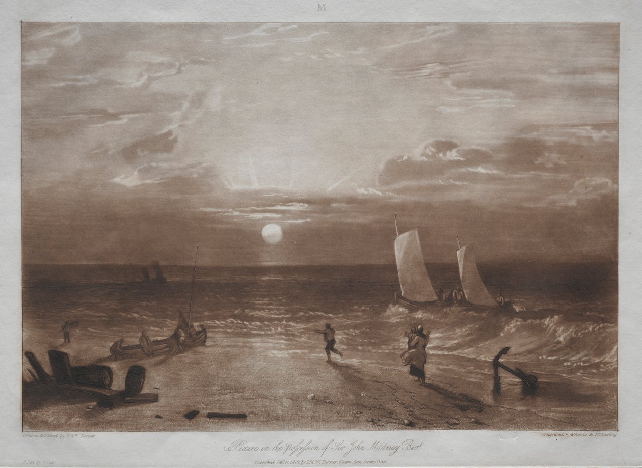 Liber Studiorum: Mildmay Sea-piece de Joseph Mallord William Turner