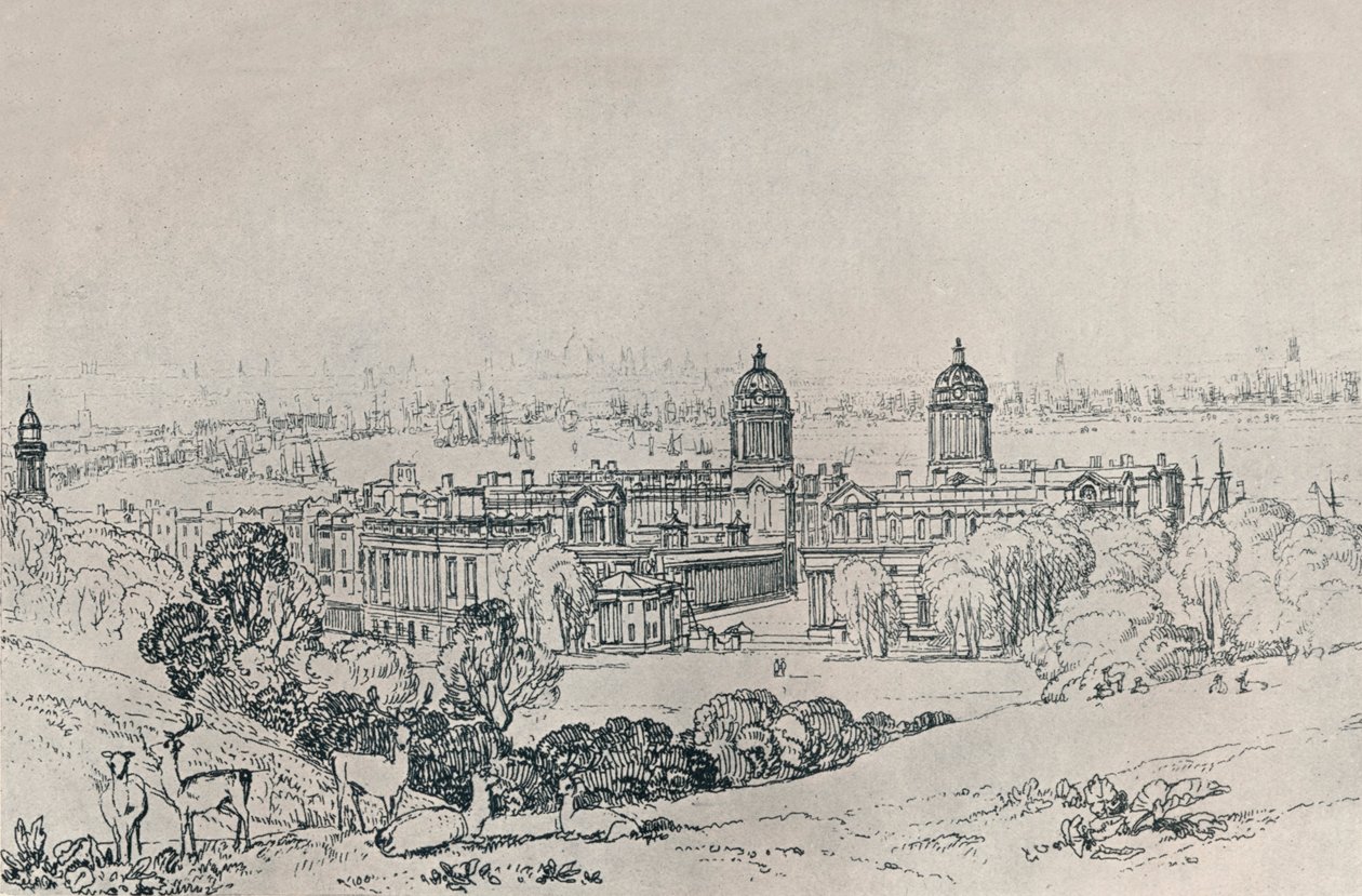 Londres desde Greenwich Park de Joseph Mallord William Turner