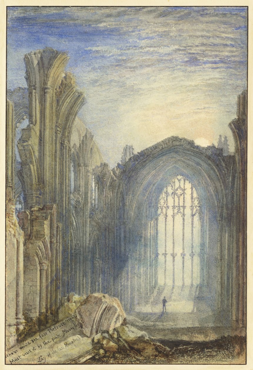 Abadía de Melrose de Joseph Mallord William Turner