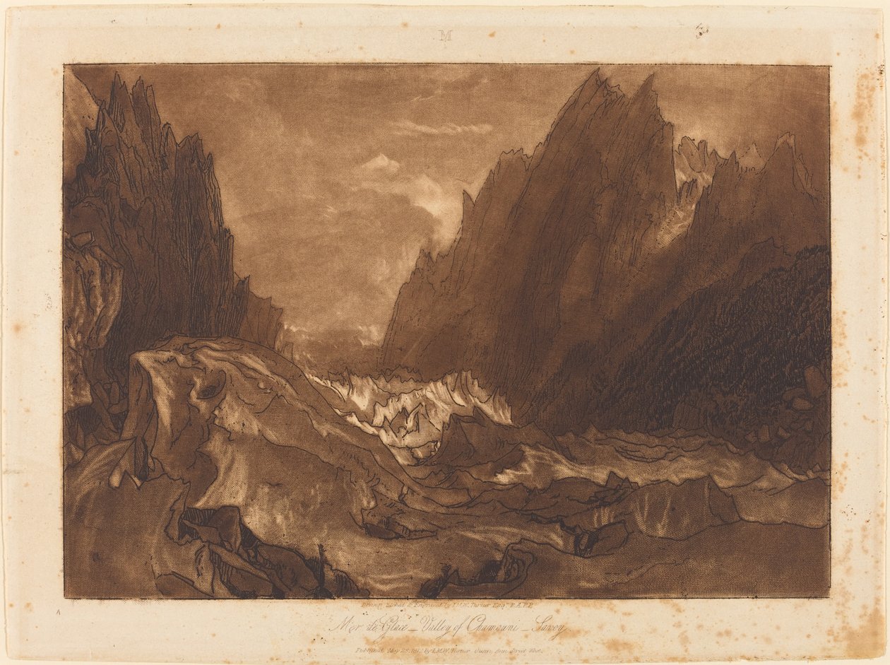 Mer de Glace de Joseph Mallord William Turner