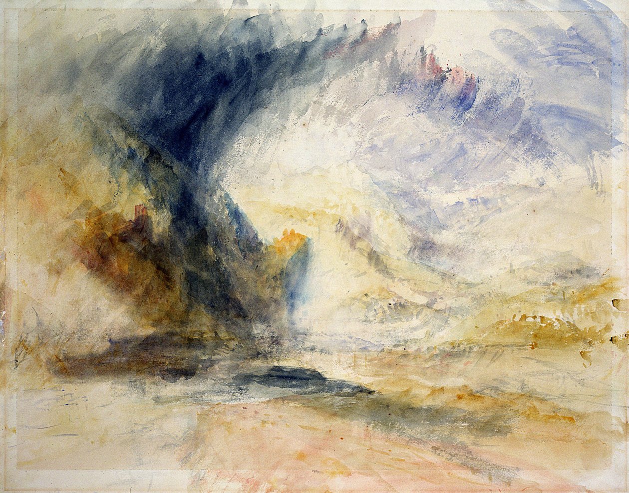Monte St Gothard de Joseph Mallord William Turner