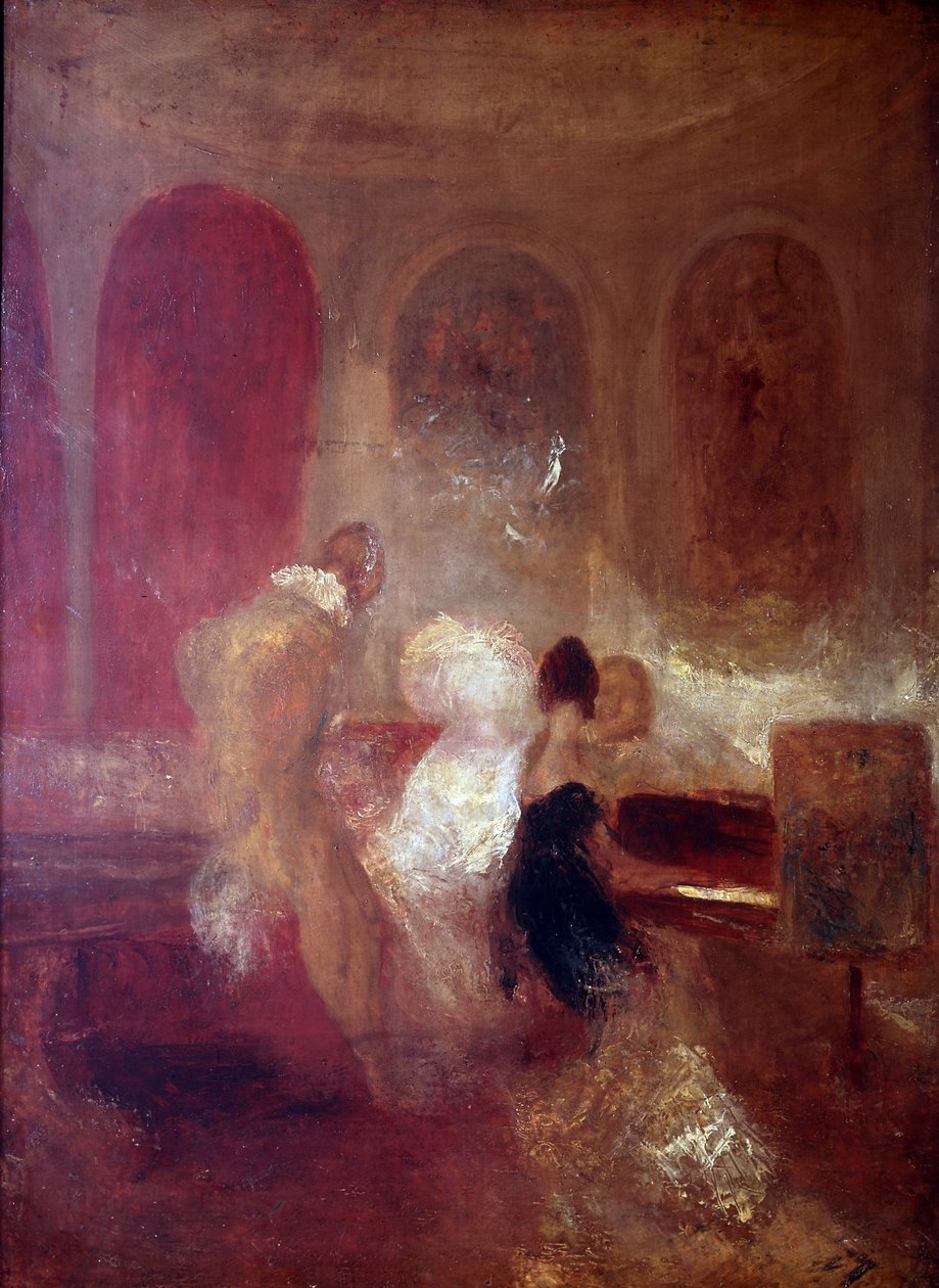 Fiesta de música, Castillo de East Cowes, c.1835 de Joseph Mallord William Turner