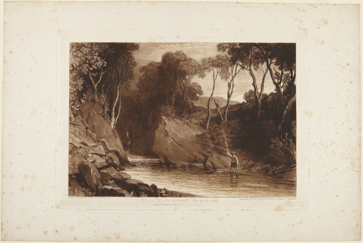 Cerca de Blair Athol, Escocia de Joseph Mallord William Turner