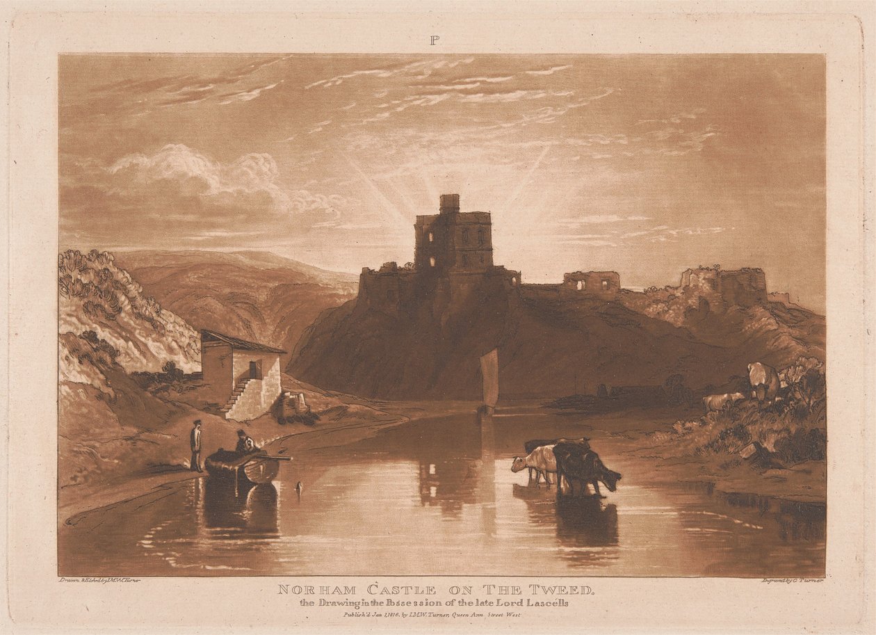 El castillo de Norham, a orillas del Tweed de Joseph Mallord William Turner