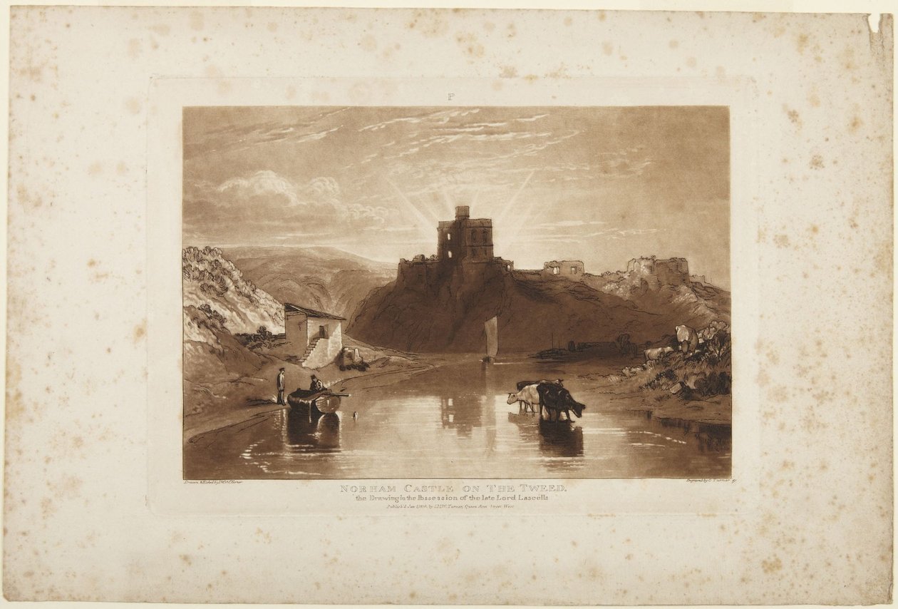 El castillo de Norham, a orillas del Tweed de Joseph Mallord William Turner