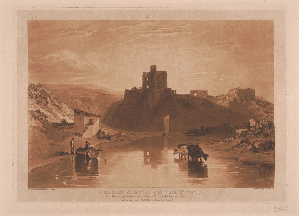 El castillo de Norham en el Tweed de Joseph Mallord William Turner