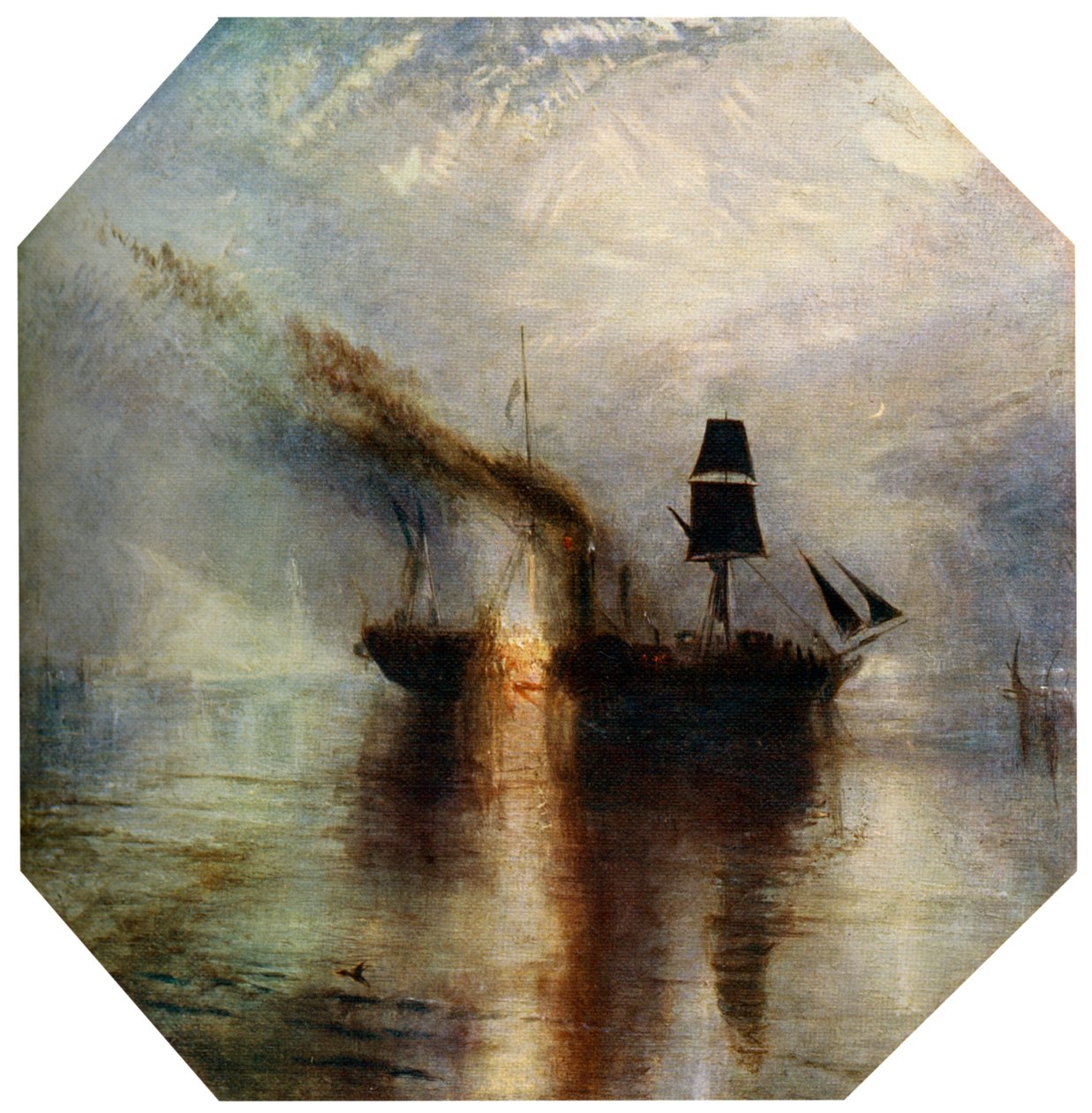Paz, entierro en el mar del cuerpo de Sir David Wilkie, c. 1842 de Joseph Mallord William Turner