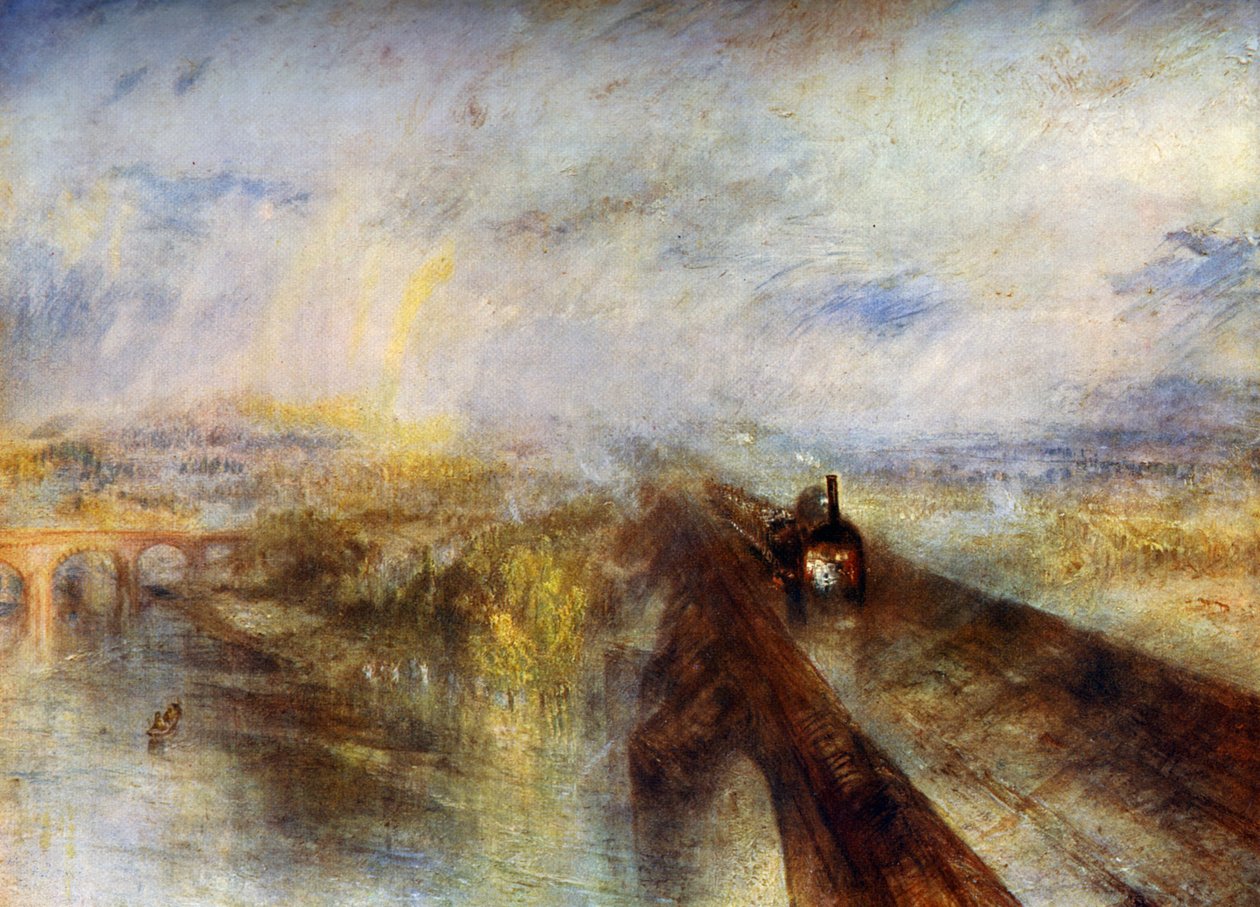 Lluvia, vapor y velocidad - el Gran Ferrocarril del Oeste, c1844, 1912