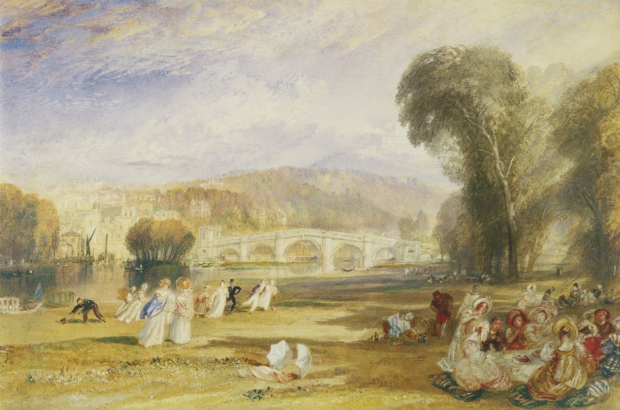 Richmond Hill y Bridge, Surrey, c.1831 de Joseph Mallord William Turner
