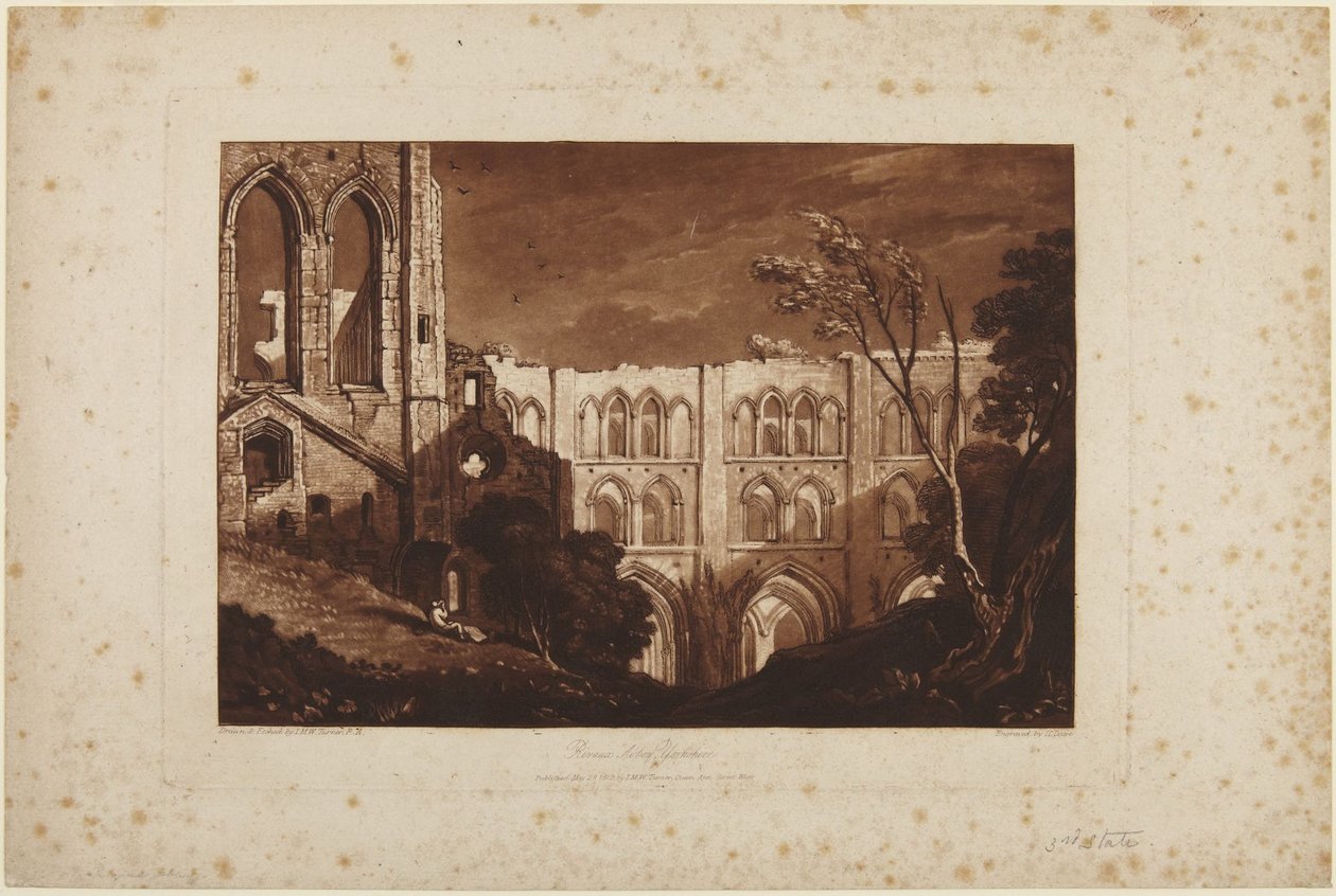Abadía de Rievaulx, Yorkshire de Joseph Mallord William Turner
