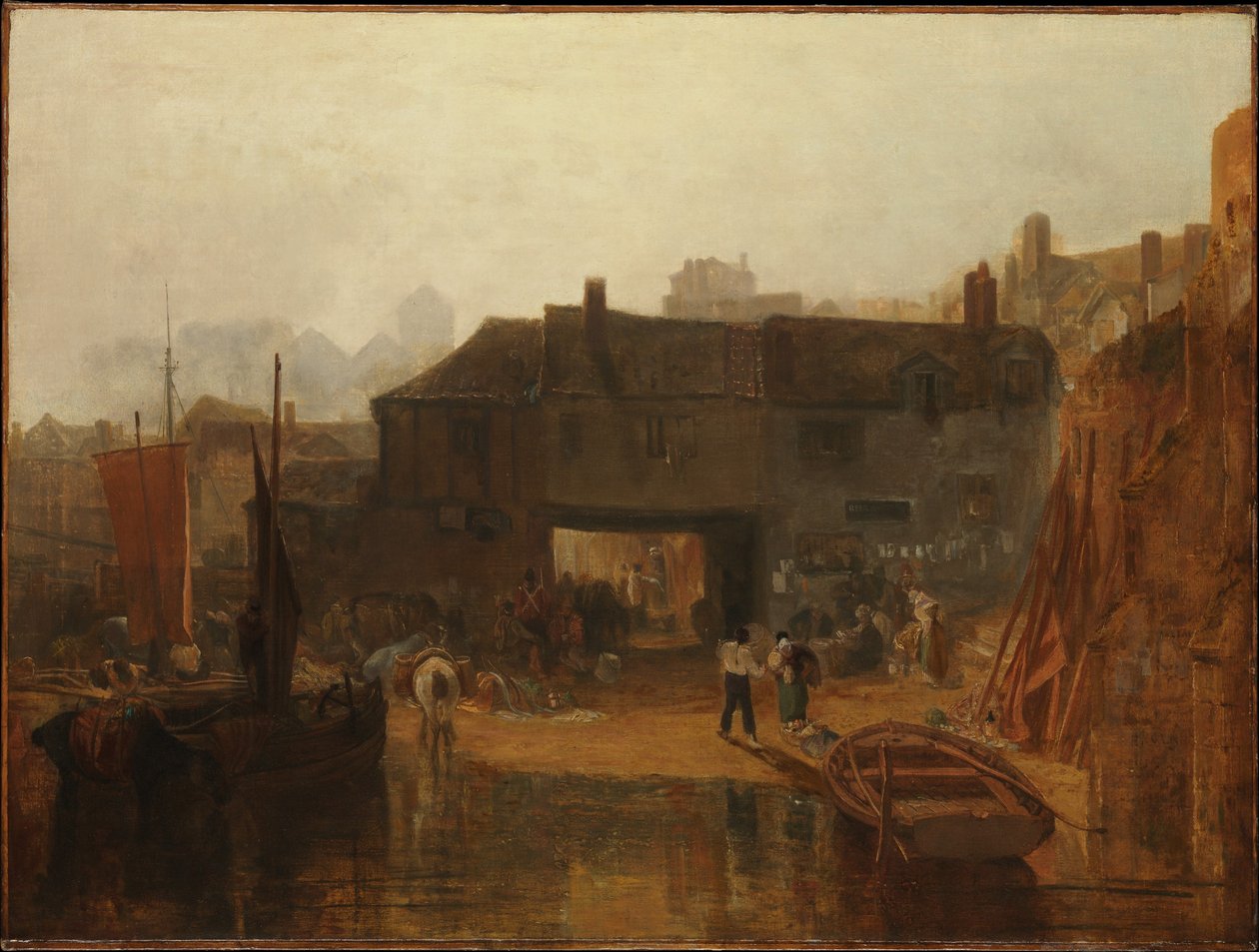 Saltash y el transbordador acuático, Cornualles de Joseph Mallord William Turner