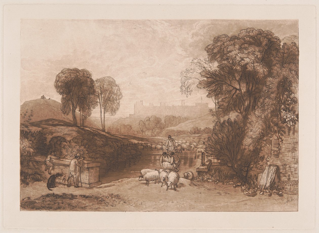 Lavado de ovejas, Windsor de Joseph Mallord William Turner