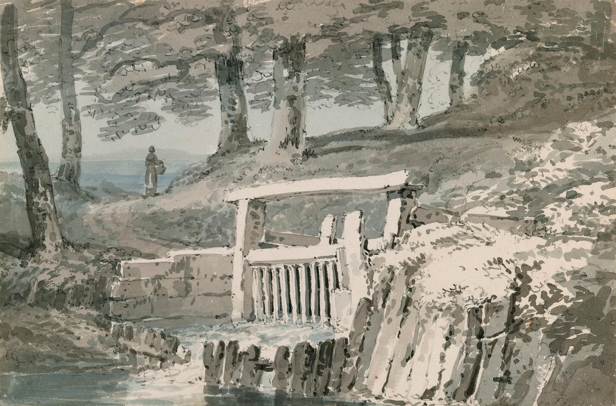 Compuerta, Netley Abbey, Hampshire de Joseph Mallord William Turner