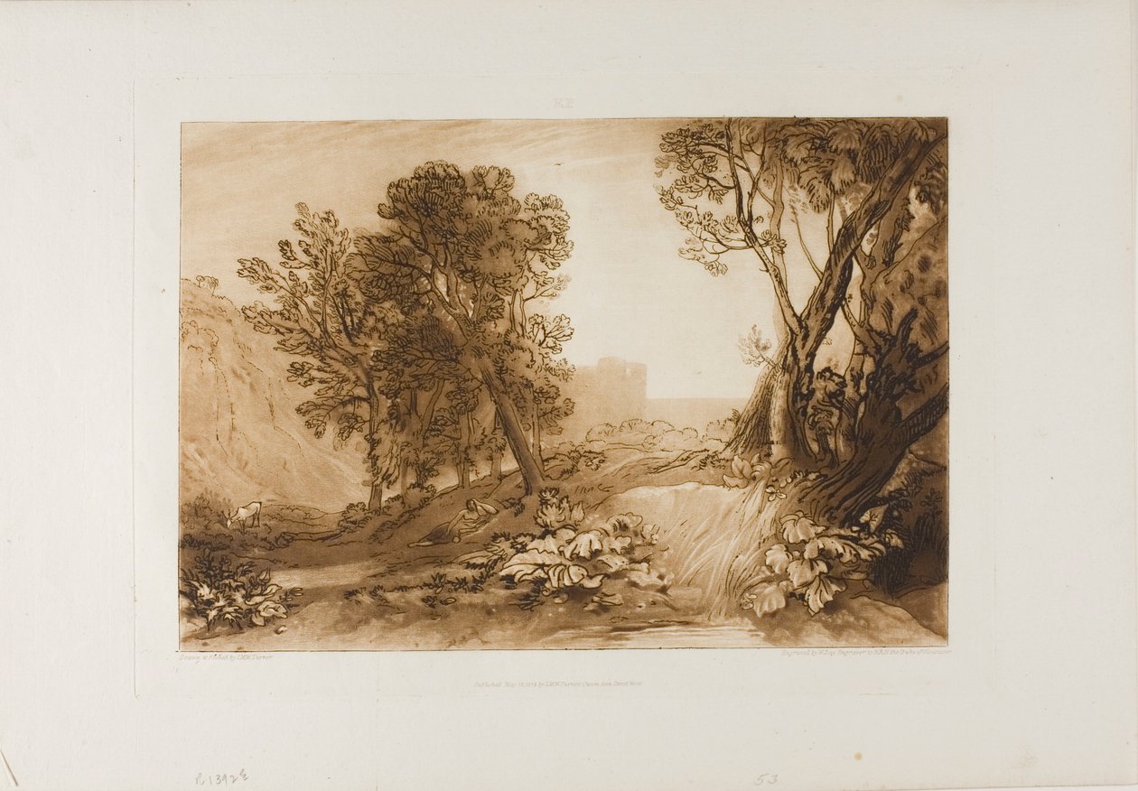Soledad, lámina 53 de Liber Studiorum de Joseph Mallord William Turner