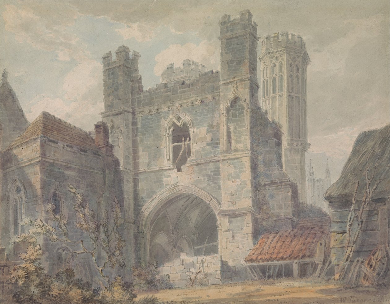Puerta de San Agustín, Canterbury de Joseph Mallord William Turner