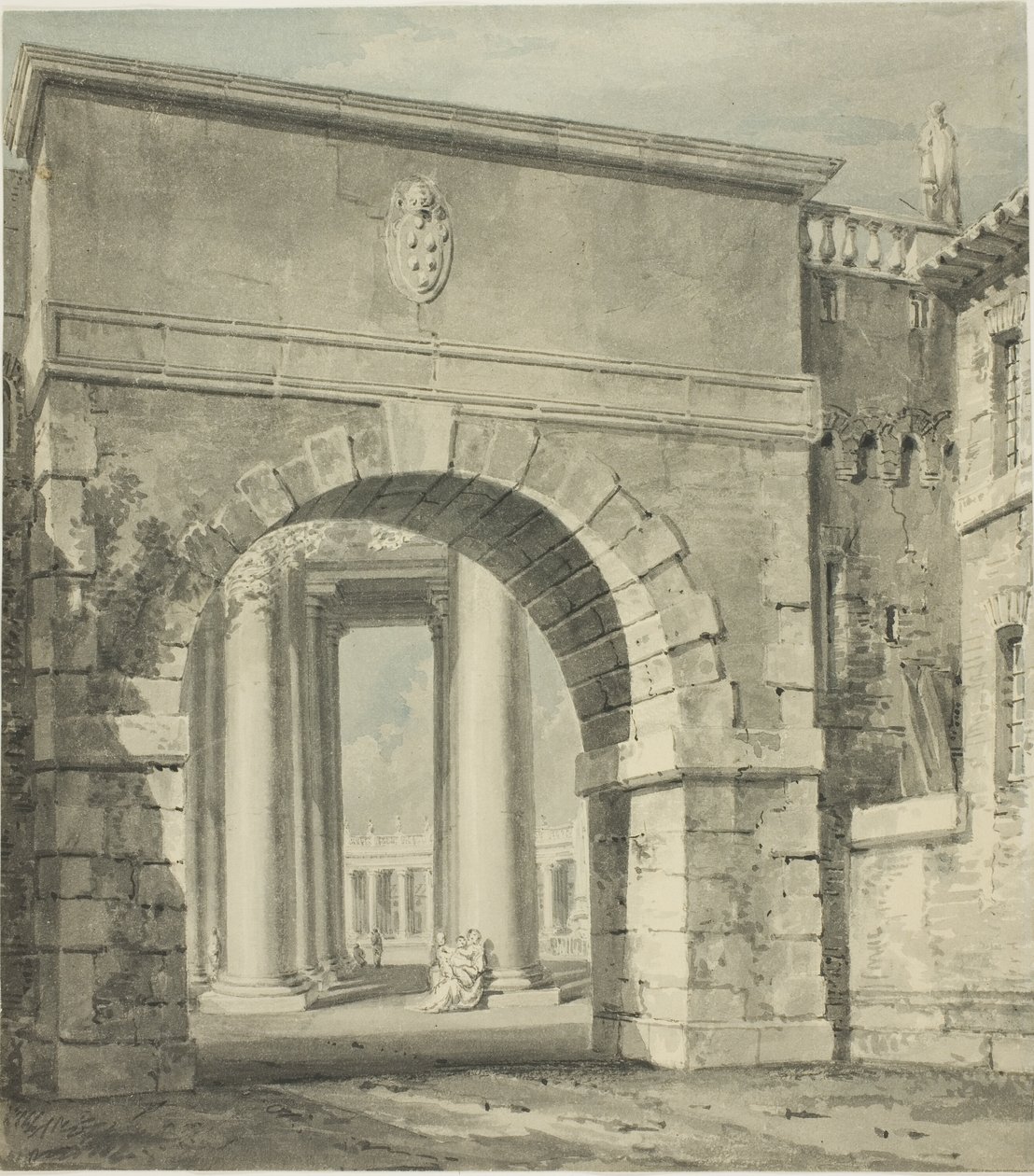 San Pedro visto a través de la Porta Angelica de Joseph Mallord William Turner
