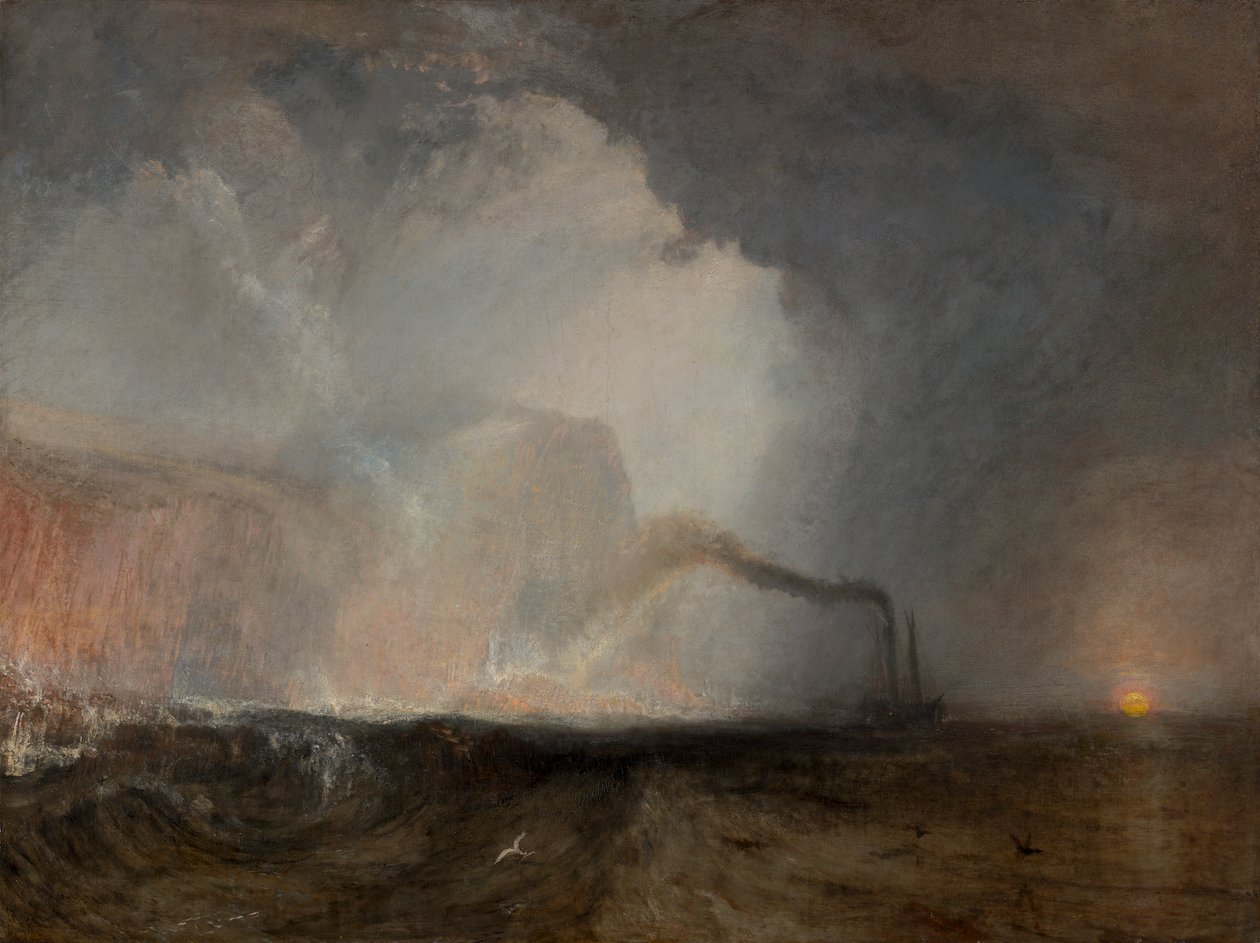 Staffa, Cueva de Fingal [1832, Royal Academy of Arts, Londres, catálogo de exposición]. de Joseph Mallord William Turner