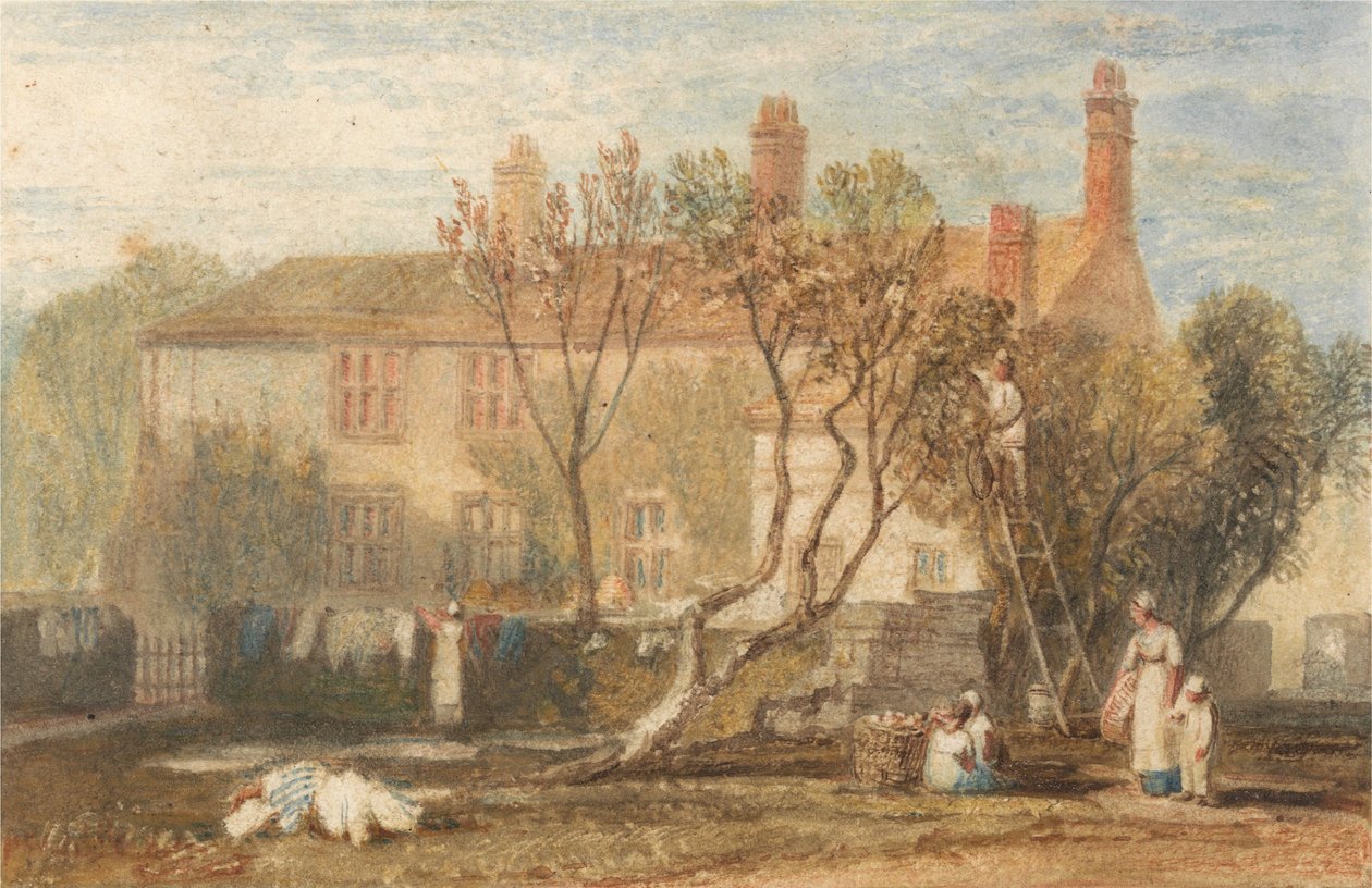 Casa señorial de Steeton, cerca de Farnley de Joseph Mallord William Turner