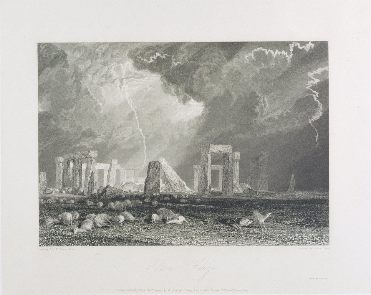Stonehenge, 1829 de Joseph Mallord William Turner