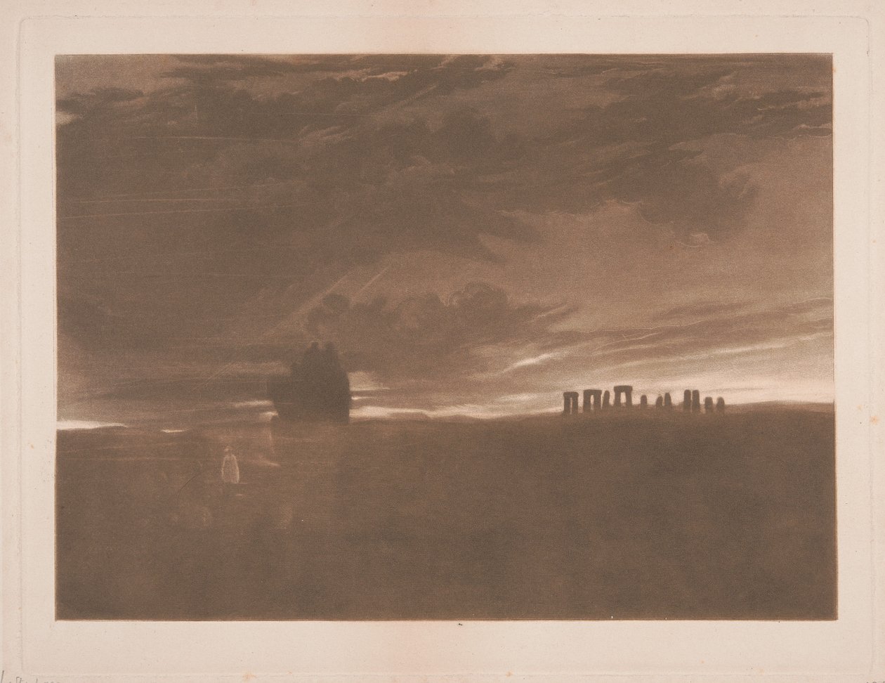 Stonehenge al amanecer de Joseph Mallord William Turner