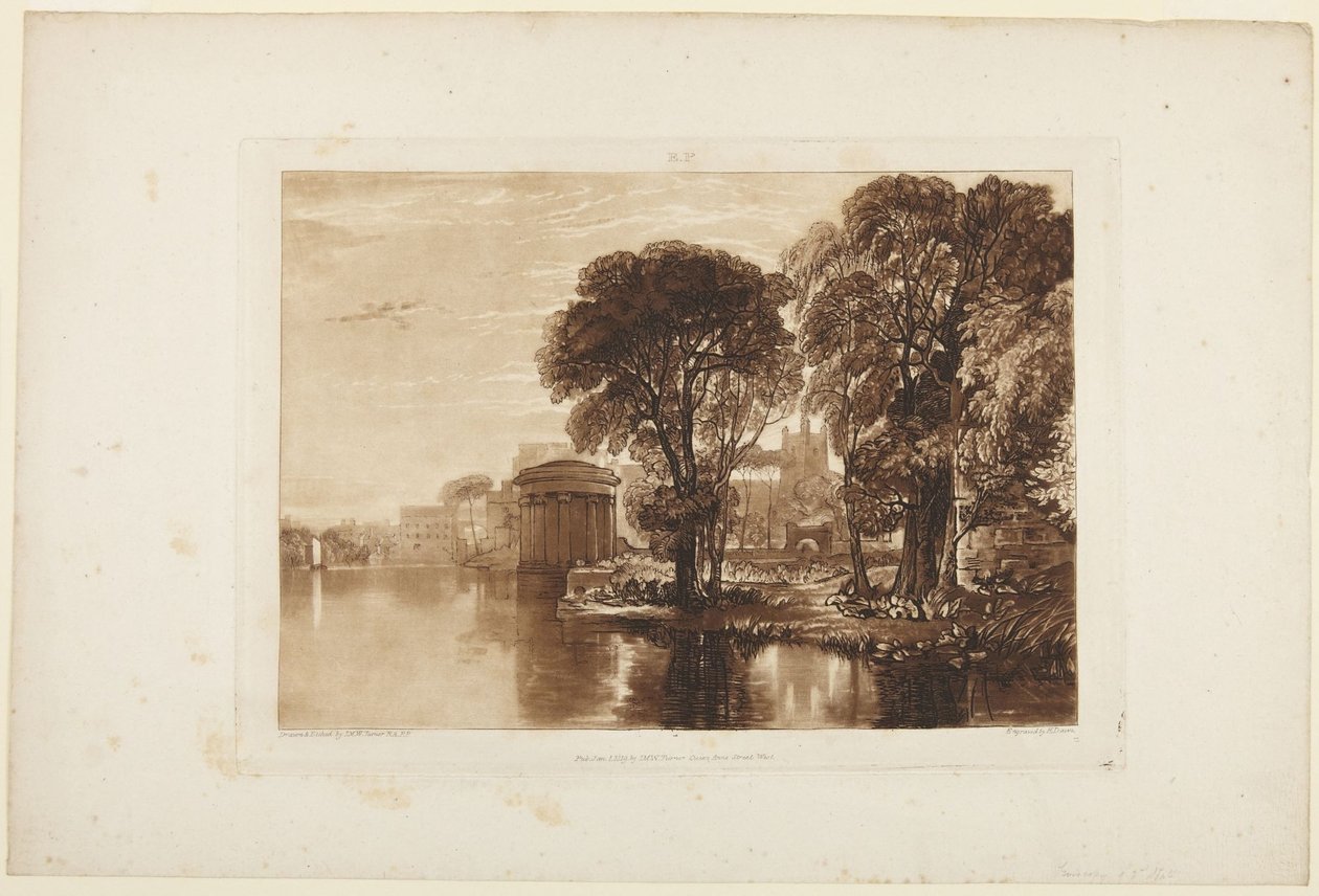 La alcoba, Isleworth de Joseph Mallord William Turner