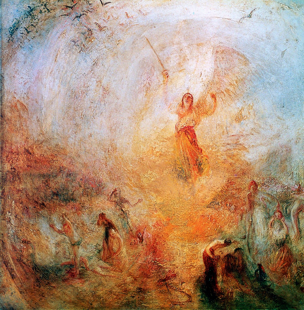El Ángel de Pie en el Sol de Joseph Mallord William Turner