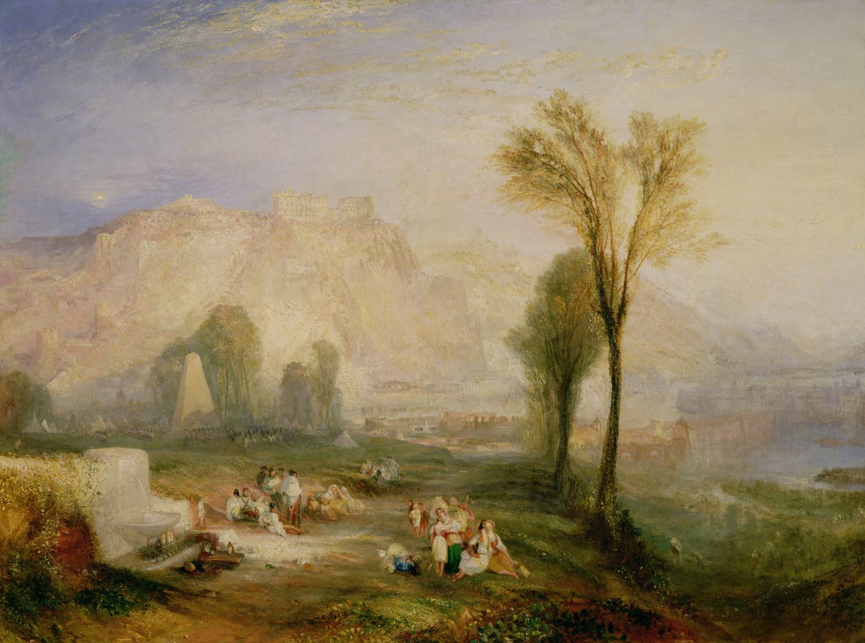 La Piedra Brillante del Honor (Ehrenbreitstein) y la Tumba de Marceau, de 