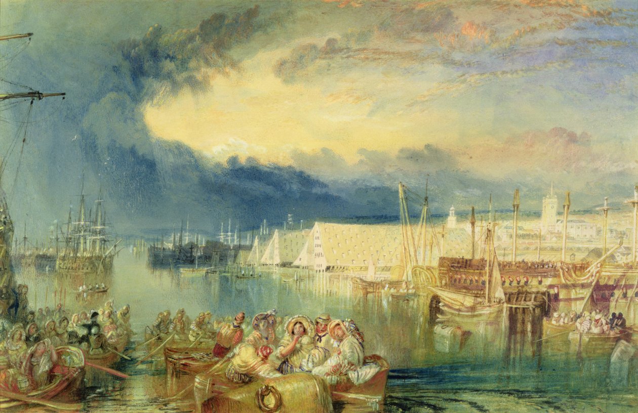 El astillero, Devonport, c.1825-29 de Joseph Mallord William Turner