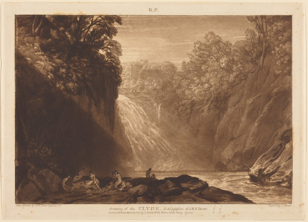 La caída del Clyde de Joseph Mallord William Turner