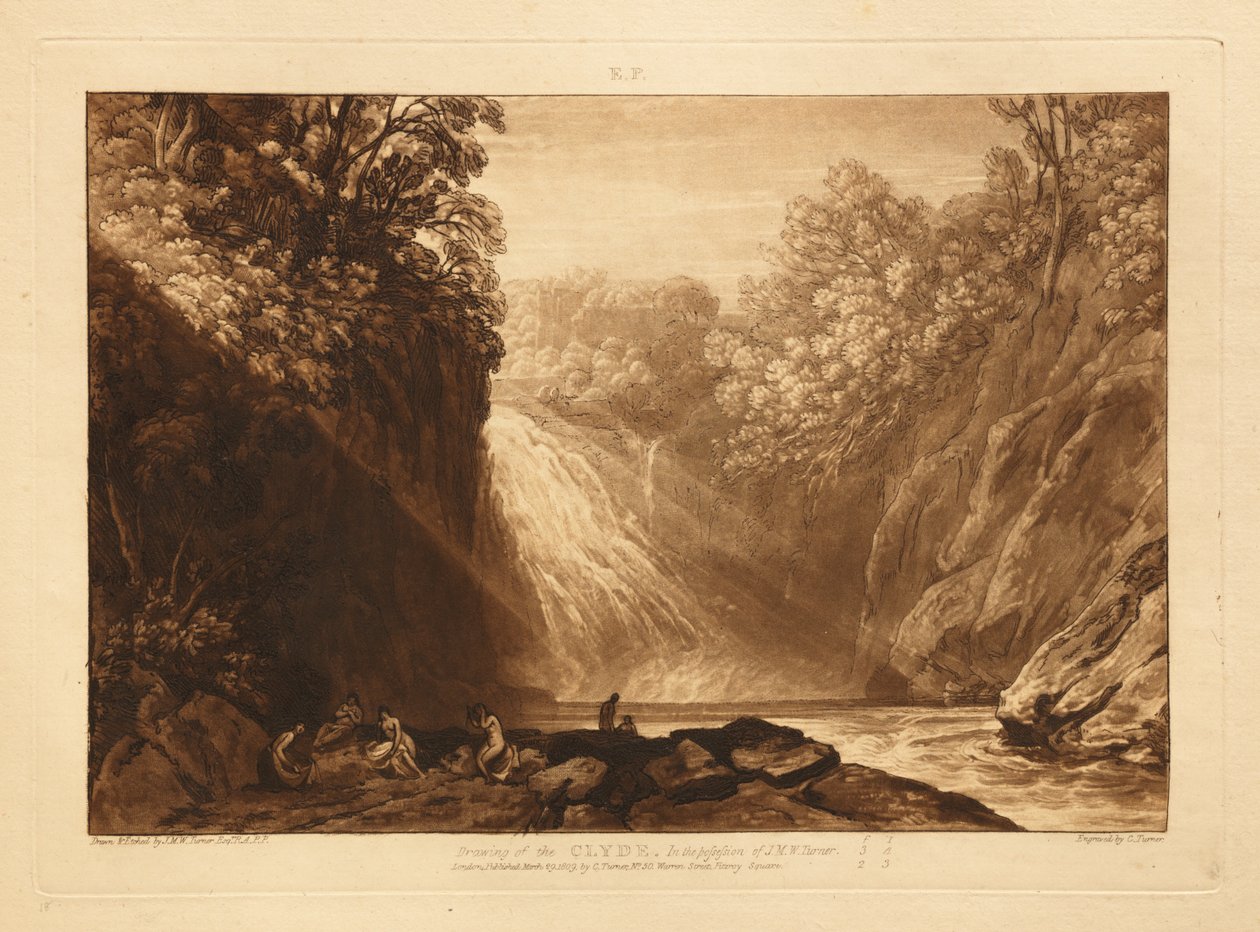 La caída del Clyde de Joseph Mallord William Turner