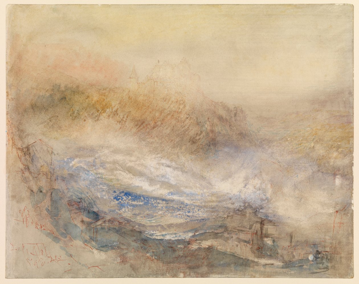 Las cataratas del Rin en Schaffhausen de Joseph Mallord William Turner