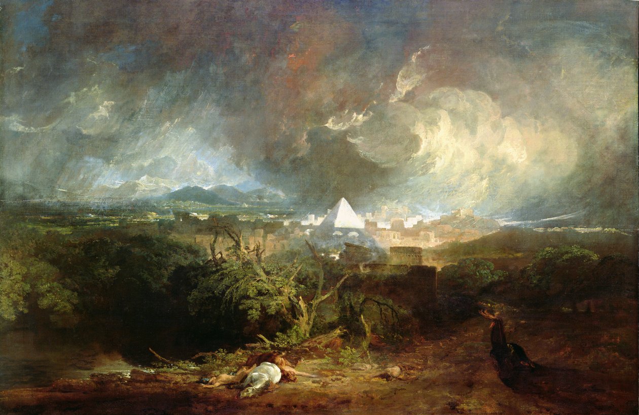La quinta plaga de Egipto (óleo sobre lienzo) de Joseph Mallord William Turner